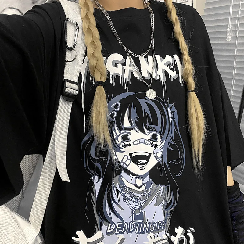 Aolamegs Men's T-Shirts Diablo Vintage Oversized T-shirt Cartoon Injured Anime Girl Tee Shirts Summer Hip Hop Streetwear Unisex
Aolamegs Men's T-Shirts Diablo Vintage Oversized T-shirt Cartoon Injured Anime Girl Tee Shirts Summer Hip Hop Streetwear Unisex