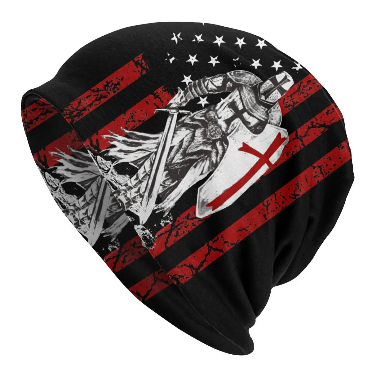 Knight Templar - Crusader Warrior American Flag Bonnet Hat Knitting Hats Hip Hop Street Skullies Beanies Hat Warm Dual-use Cap
Knight Templar - Crusader Warrior American Flag Bonnet Hat Knitting Hats Hip Hop Street Skullies Beanies Hat Warm Dual-use Cap