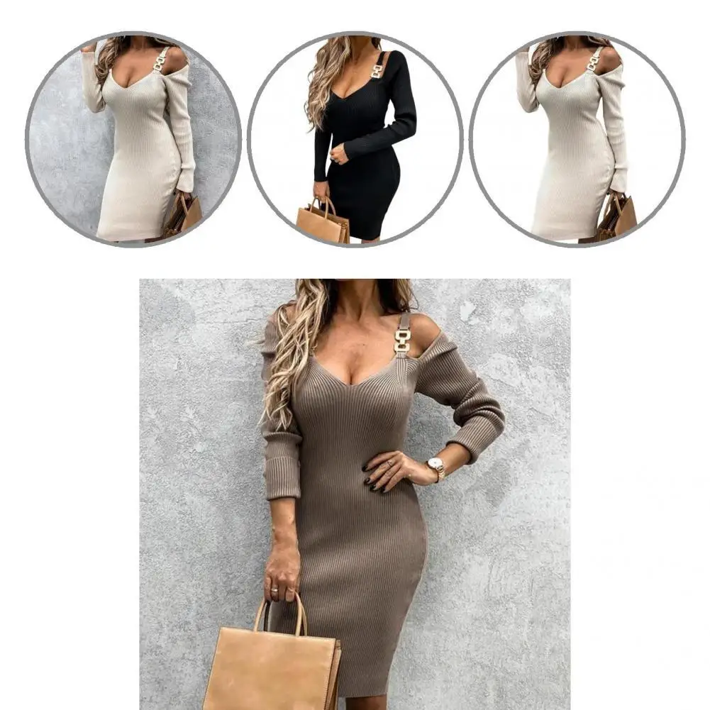 Popular Midi Dress Ribbed Soft Texture Backless Sling Women Knitted Dress Sweater Dress Bodycon Dress
Popular Midi Dress Ribbed Soft Texture Backless Sling Women Knitted Dress Sweater Dress Bodycon Dress
