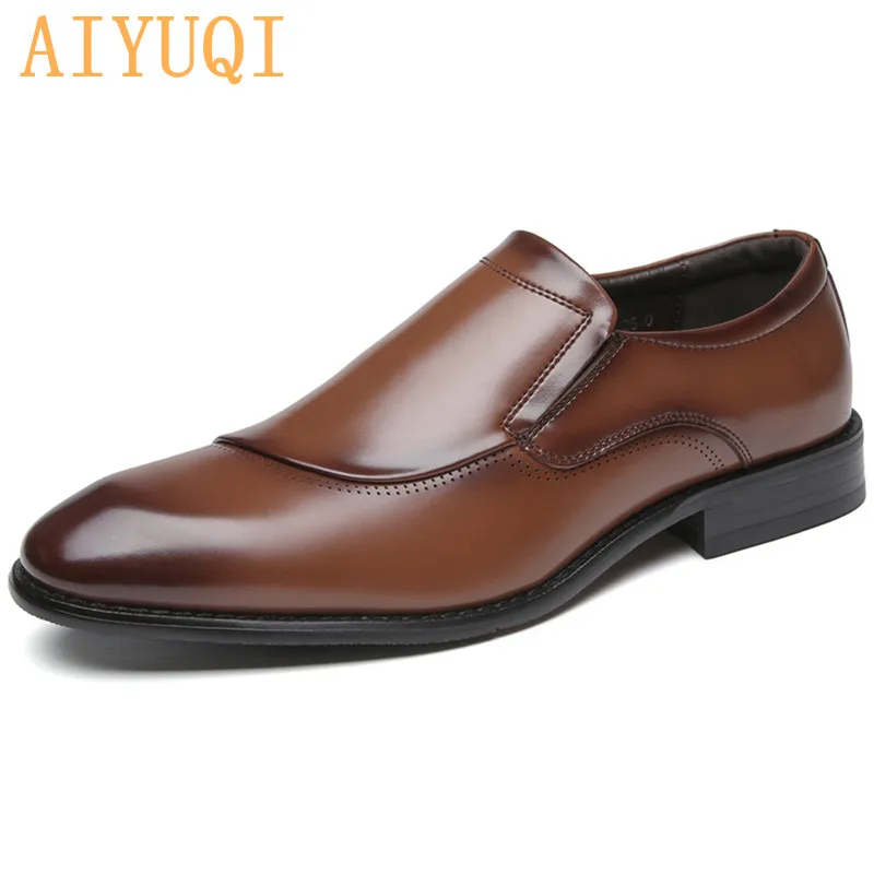 AIYUQI Men's Shoes 2021 New Genuine Leather Men's Business Formal Shoes Wedding Dress Shoes Male Casual Kunshi Shoes For Men
AIYUQI Men's Shoes 2021 New Genuine Leather Men's Business Formal Shoes Wedding Dress Shoes Male Casual Kunshi Shoes For Men