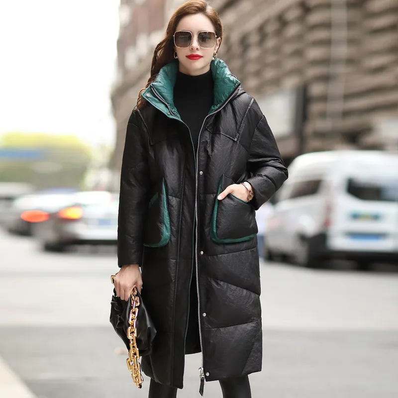 2021 Genuine Leather Jacket Women Winter Women's Sheepskin Coat Female Hooded White Duck Down Jackets Femme Veste Pph2394
2021 Genuine Leather Jacket Women Winter Women's Sheepskin Coat Female Hooded White Duck Down Jackets Femme Veste Pph2394