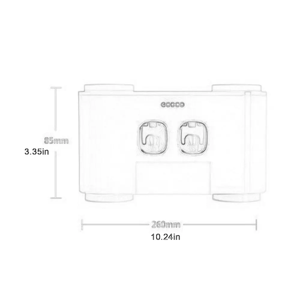 New Magnetic Toothbrush Holder Bathroom Automatic Toothpaste Dispenser Wall Paste Toothpaste squeezer Bathroom Accessories Set
New Magnetic Toothbrush Holder Bathroom Automatic Toothpaste Dispenser Wall Paste Toothpaste squeezer Bathroom Accessories Set