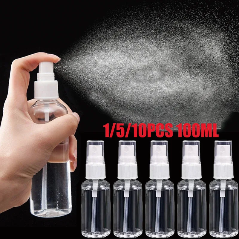 Empty Plastic Spray Bottles Portable Transparent Empty Pump Spray Refillable Bottle Container Travel Accessories 1/5 / 10pcs
Empty Plastic Spray Bottles Portable Transparent Empty Pump Spray Refillable Bottle Container Travel Accessories 1/5 / 10pcs