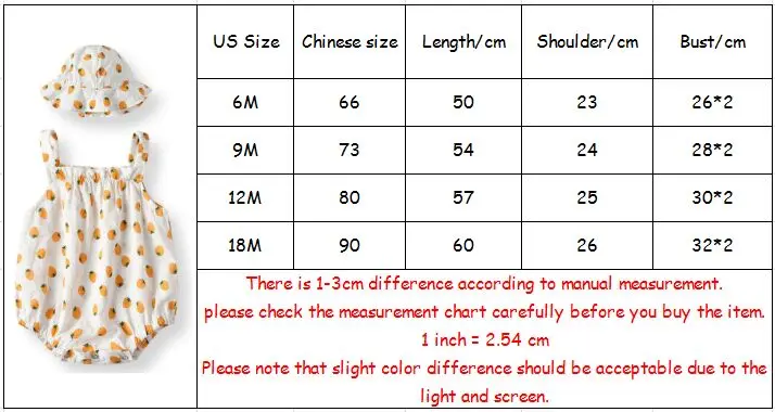 2set/lot Girls Clothing Sets Summer Fruits Printed 100% Cotton Kids Clothes Baby Bodysuits+Hats 2pcs/set Children Set 0-3T
2set/lot Girls Clothing Sets Summer Fruits Printed 100% Cotton Kids Clothes Baby Bodysuits+Hats 2pcs/set Children Set 0-3T