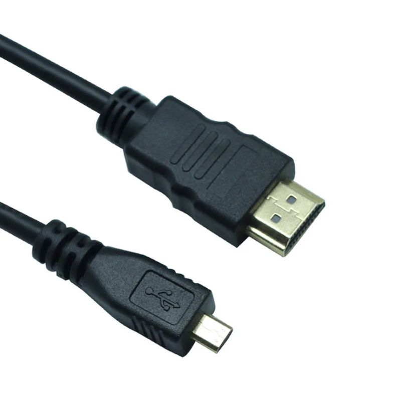 Кабель Micro HDMI в 2 0 3D 4k 1080P высокоскоростной адаптер 1 м 5 3 для HDTV PS3 XBOX ПК