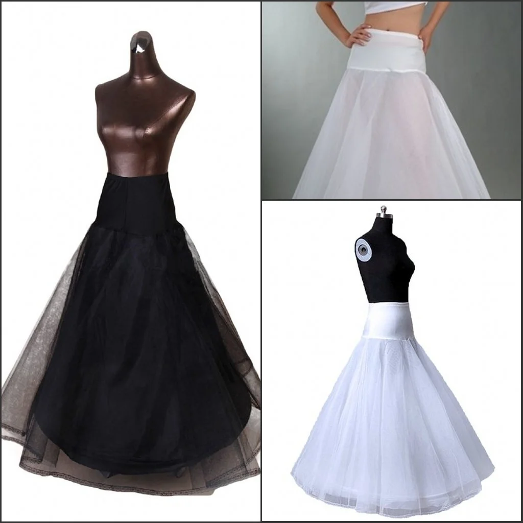 Новые черные нижние юбки трапециевидной формы 2 слоя тюля свадебная Нижняя юбка