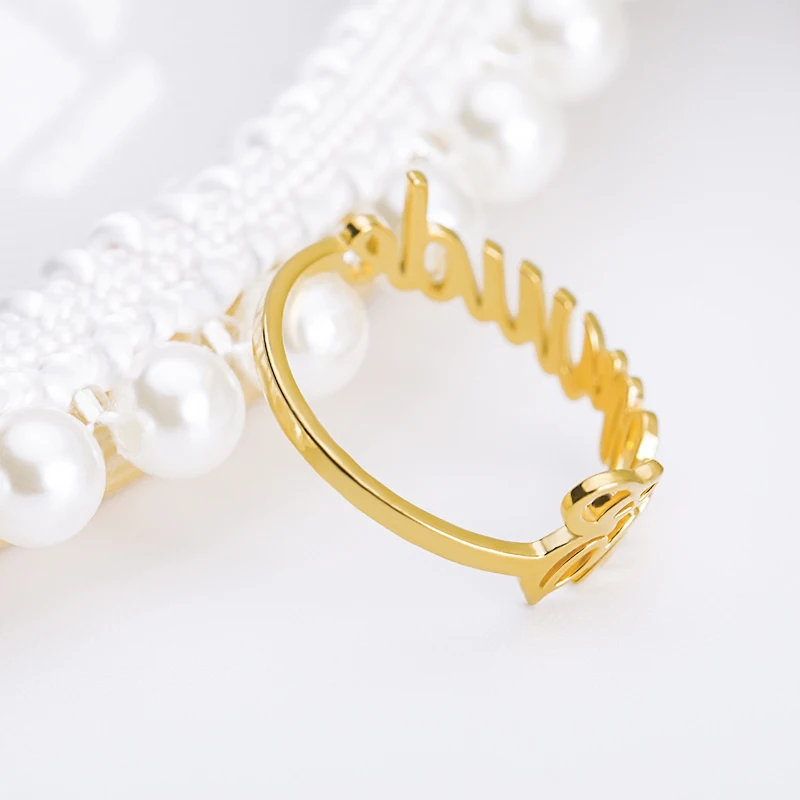 Custom Name Ring Personalized Gold Stainless Steel Rings For Women Girls Wedding Band Custom Letters Initials Ring Jewelry
Custom Name Ring Personalized Gold Stainless Steel Rings For Women Girls Wedding Band Custom Letters Initials Ring Jewelry