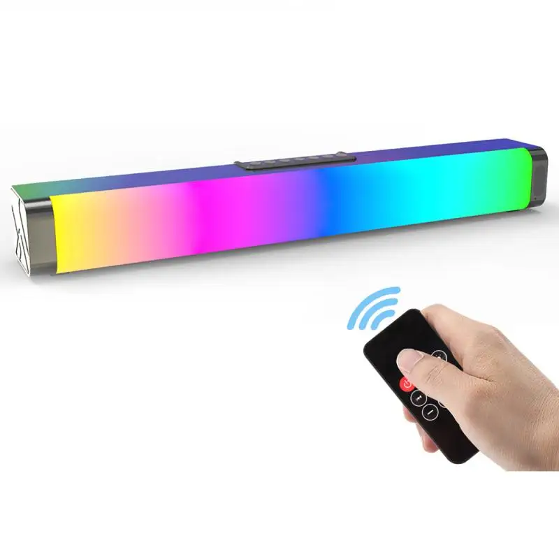 Bluetooth-совместимая беспроводная звуковая панель, колонка RGB, супер мощный звуковой динамик, беспроводной объемный стерео сабвуфер, домашний ...
Bluetooth-совместимая беспроводная звуковая панель, колонка RGB, супер мощный звуковой динамик, беспроводной объемный стерео сабвуфер, домашний ...