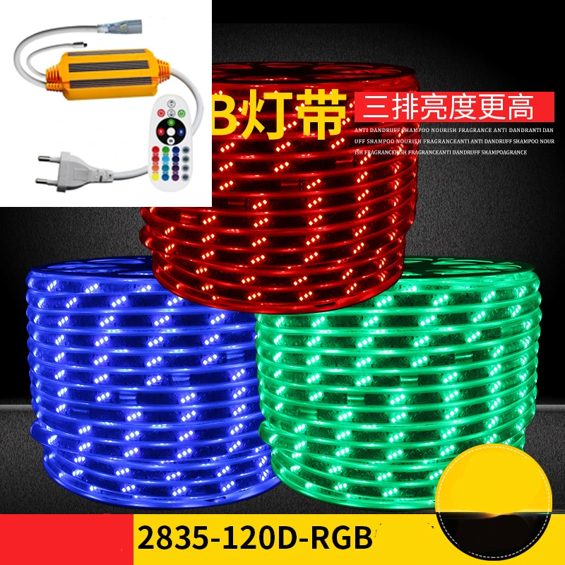 100M Super Power RGB LED Strip Light 2835 -180LED/M 25W/M 220V 240V Waterproof LED Tape Rope Light RGB Home Decoration Lighting
100M Super Power RGB LED Strip Light 2835 -180LED/M 25W/M 220V 240V Waterproof LED Tape Rope Light RGB Home Decoration Lighting