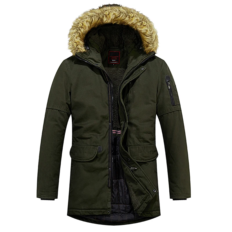 Men's Winter Fleece Military jacket Windbreaker Wool Liner Overcoat Jaqueta Masculina Men Fur Hooded Snow Parka Coats L-4XL
Men's Winter Fleece Military jacket Windbreaker Wool Liner Overcoat Jaqueta Masculina Men Fur Hooded Snow Parka Coats L-4XL
