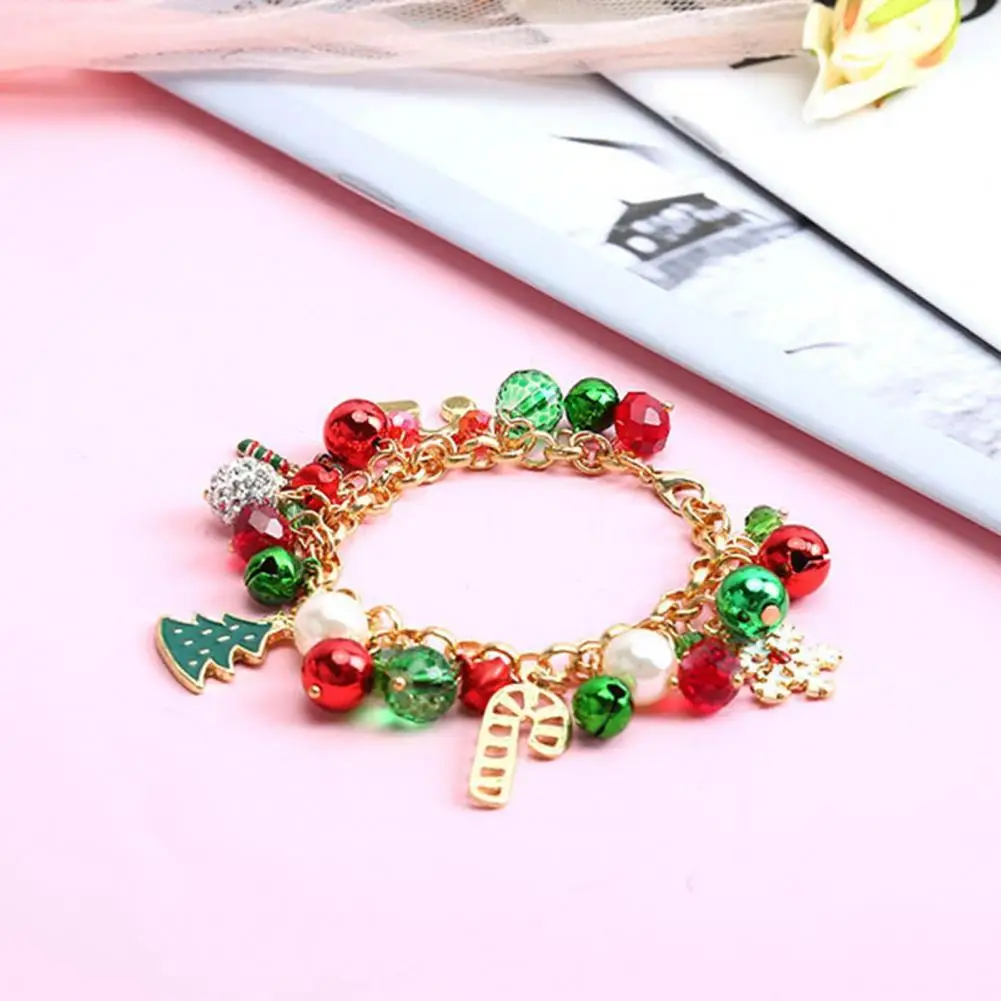 Alloy Christmas Bracelet Bell Faux Crystal Snowflake Christmas Tree Bracelet for Party Bracelets
Alloy Christmas Bracelet Bell Faux Crystal Snowflake Christmas Tree Bracelet for Party Bracelets