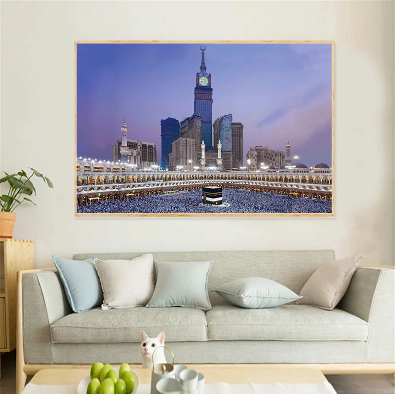 Islam Building Islamic Arabic Calligraphy Wallpaper Art Canvas Poster Painting Oil Wall Picture Print Home Bedroom Decoration HD
Islam Building Islamic Arabic Calligraphy Wallpaper Art Canvas Poster Painting Oil Wall Picture Print Home Bedroom Decoration HD