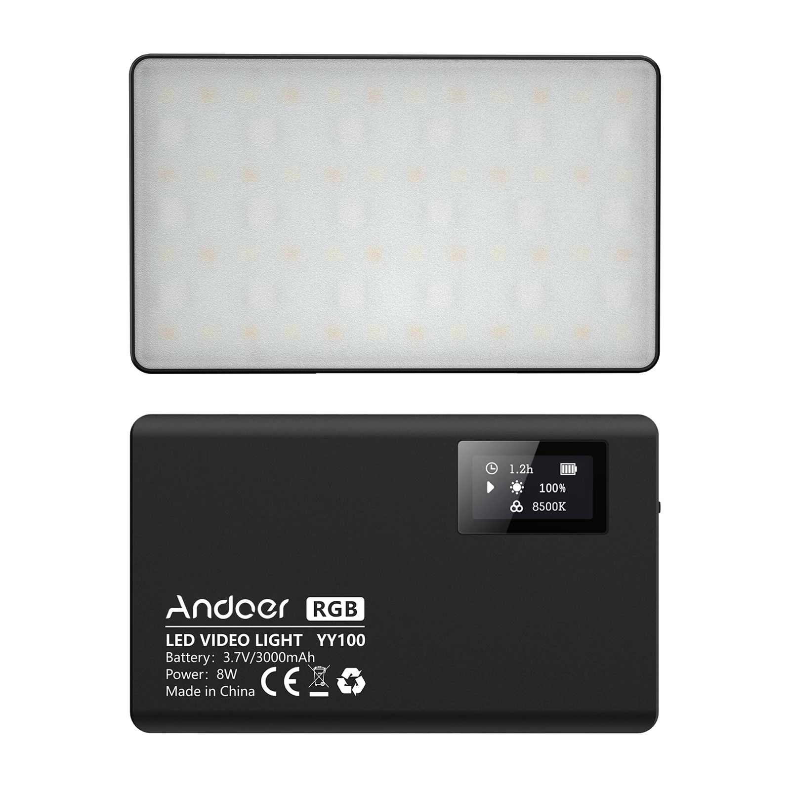 Andoer YY100 Карманный RGB светодиодный видео свет 2500K-8500K заполсветильник свет CRI95 + батарея силиконовый диффузор Холодный башмак шаровая Головка ...
Andoer YY100 Карманный RGB светодиодный видео свет 2500K-8500K заполсветильник свет CRI95 + батарея силиконовый диффузор Холодный башмак шаровая Головка ...