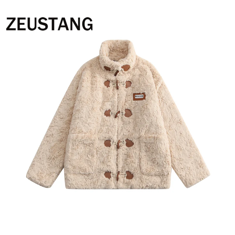 Zeustang Fashion Harajuku Hooded Parka Jacket Streetwear Men Hip Hop Loose Cartoon Thick Warm Cotton Winter Coat 
Zeustang Fashion Harajuku Hooded Parka Jacket Streetwear Men Hip Hop Loose Cartoon Thick Warm Cotton Winter Coat