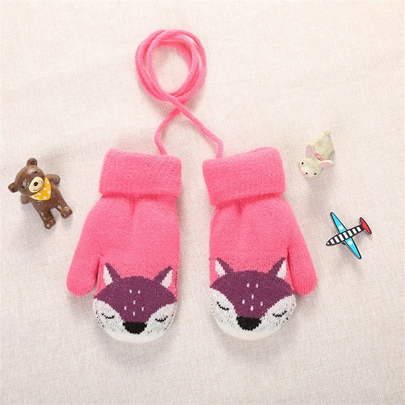 0-3Y Cute Cartoon Fox Baby Gloves Winter Knitted Wool Infants Mittens Thicke Warm Full Rope Gloves For Boys Girls Toddlers
0-3Y Cute Cartoon Fox Baby Gloves Winter Knitted Wool Infants Mittens Thicke Warm Full Rope Gloves For Boys Girls Toddlers