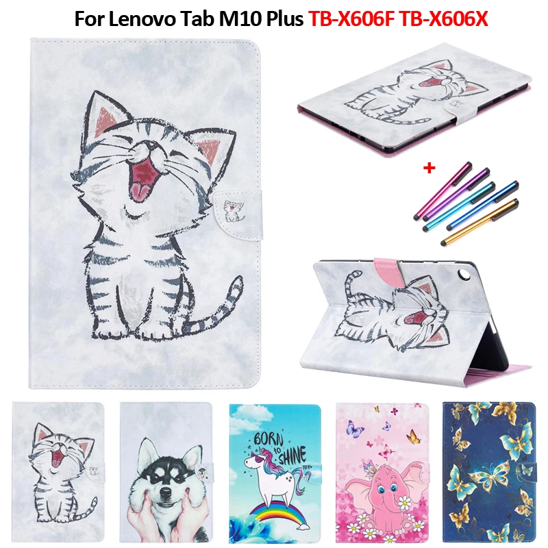 Tablet For Lenovo Tab M10 FHD Plus Case 10.3 Cute Cat Unicorn Puppy Leather Cover For Lenovo Tab M10 Plus TB-X606X TB-X606F Case
Tablet For Lenovo Tab M10 FHD Plus Case 10.3 Cute Cat Unicorn Puppy Leather Cover For Lenovo Tab M10 Plus TB-X606X TB-X606F Case