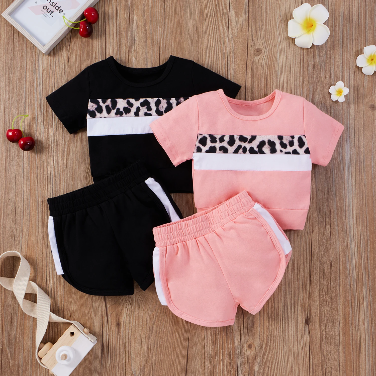 Girl Clothes Set 2PCS Leopard stitching Top Shorts Suit Girl Outfits Baby Children Clothing for Kid Summer Toddler Outfit
Girl Clothes Set 2PCS Leopard stitching Top Shorts Suit Girl Outfits Baby Children Clothing for Kid Summer Toddler Outfit