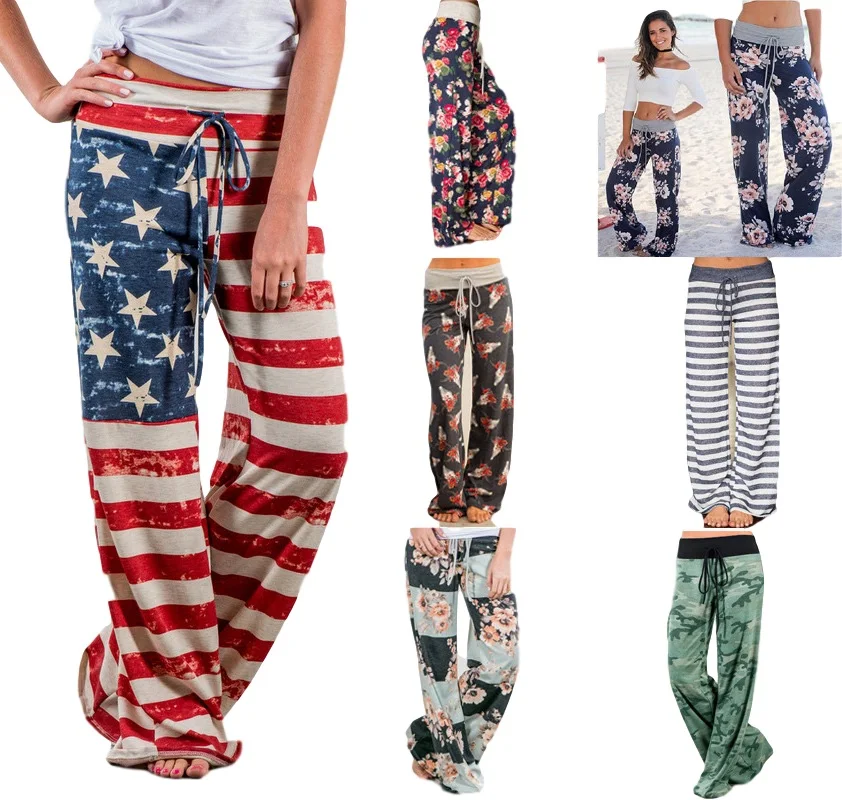 Lace-up Casual Pants European and American Fashion Loose Lace-up Camouflage Printed Pants
Lace-up Casual Pants European and American Fashion Loose Lace-up Camouflage Printed Pants