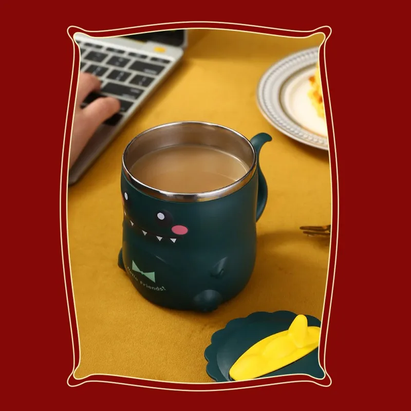 Double Insulation Cartoon Dinosaur Shape Milk Cup Baby Learn To Drink Cup Cute and Safety Round Mouth Drinkware Gift 1Hot
Double Insulation Cartoon Dinosaur Shape Milk Cup Baby Learn To Drink Cup Cute and Safety Round Mouth Drinkware Gift 1Hot