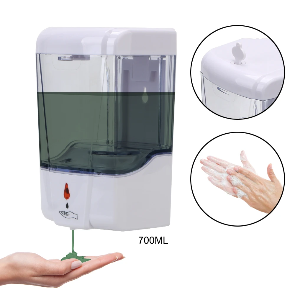 NICEYARD 700ml Wall-Mount Automatic IR Sensor Soap Dispenser Touch-free Lotion Pump Touchless Liquid for Kitchen Bathroom
NICEYARD 700ml Wall-Mount Automatic IR Sensor Soap Dispenser Touch-free Lotion Pump Touchless Liquid for Kitchen Bathroom