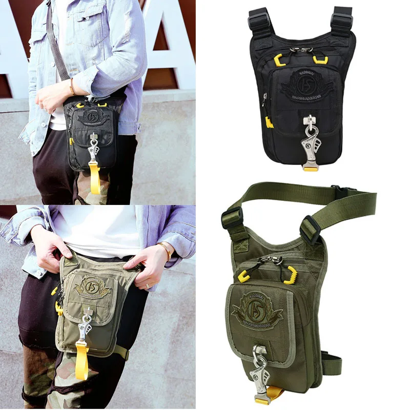 Multipurpose Men's Drop Leg Bag Waist Fanny Pack Belt Hip Bum Travel Motorcycle Thigh Pouch Crossbody Messenger Shoulder Bag
Multipurpose Men's Drop Leg Bag Waist Fanny Pack Belt Hip Bum Travel Motorcycle Thigh Pouch Crossbody Messenger Shoulder Bag