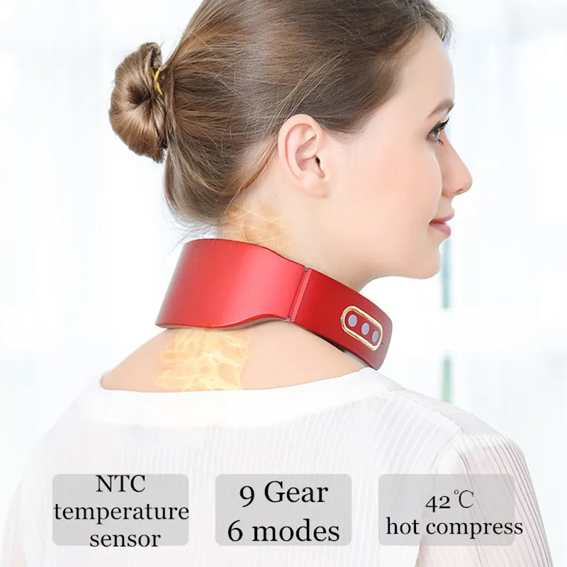 Electric Neck Massager Pulse Infrared Heating Shoulder Massage Health Care Intelligent Cervical Pain Relief Relaxation Tool
Electric Neck Massager Pulse Infrared Heating Shoulder Massage Health Care Intelligent Cervical Pain Relief Relaxation Tool