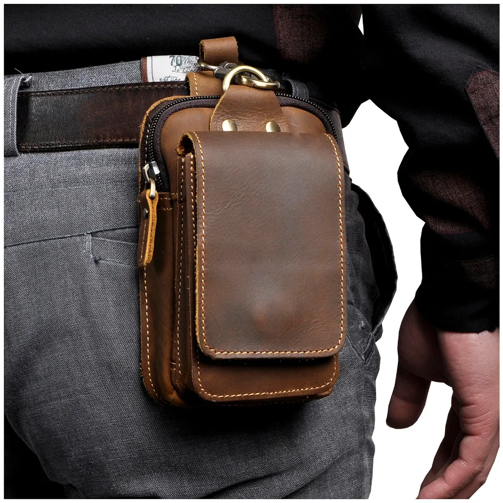 Fashion Quality Leather Small Summer Pouch Hook Design Waist Pack Bag Cigarette Case 6" Phone Pouch Waist Belt Bag 1609
Fashion Quality Leather Small Summer Pouch Hook Design Waist Pack Bag Cigarette Case 6" Phone Pouch Waist Belt Bag 1609