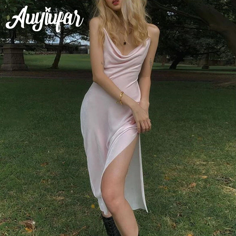 Auyiufar Side Split Velvet Fairycore Aesthetic Maxi Dresses Strap Cottagecore Solid Holiday Summer One Piece Sexy Dress 2021 Y2K
Auyiufar Side Split Velvet Fairycore Aesthetic Maxi Dresses Strap Cottagecore Solid Holiday Summer One Piece Sexy Dress 2021 Y2K