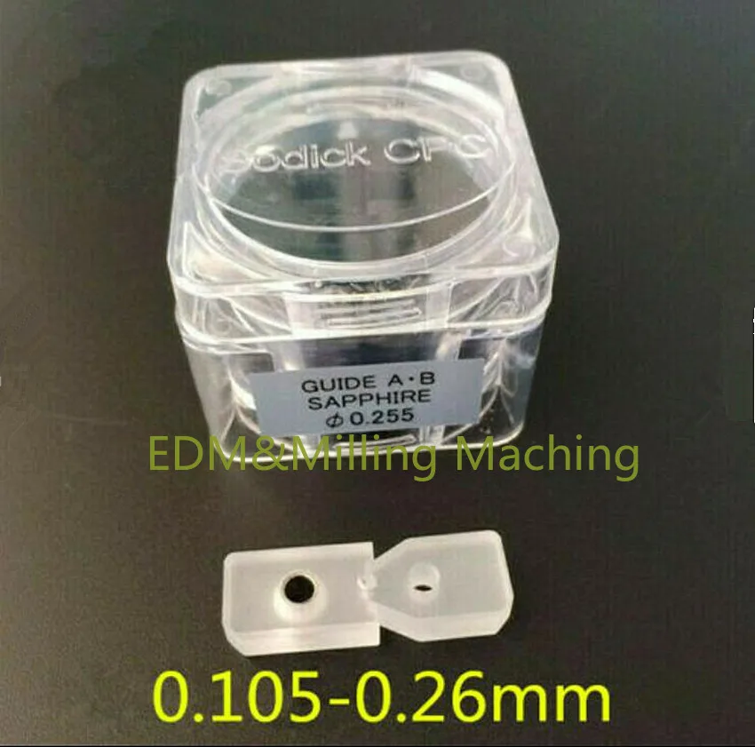 1 Pair SODICK CNC Wire EDM Sapphire Upper & Lower Guide AB Set 0.105-0.26MM S101 For AQ,EPOC Series,AP200-AP550,PGW220,EXC100,BF
1 Pair SODICK CNC Wire EDM Sapphire Upper & Lower Guide AB Set 0.105-0.26MM S101 For AQ,EPOC Series,AP200-AP550,PGW220,EXC100,BF