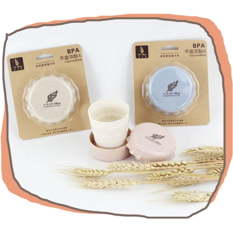 130ML Wheat Straw Travel Telescopic Cup Portable Water Cup Travel Student Cup Compressed Cup Creative Home Folding Cup Drinkware
130ML Wheat Straw Travel Telescopic Cup Portable Water Cup Travel Student Cup Compressed Cup Creative Home Folding Cup Drinkware