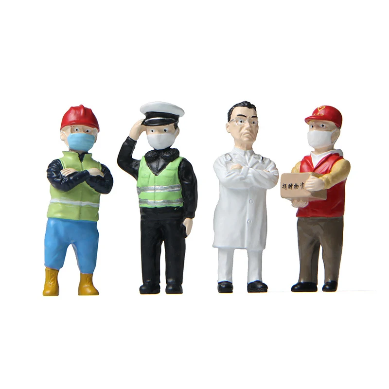 12 Styles Doctor Nurse Police Worker Courier People Figurine DIY Craft PVC Sand Table Garden Decoration Miniature Gifts
12 Styles Doctor Nurse Police Worker Courier People Figurine DIY Craft PVC Sand Table Garden Decoration Miniature Gifts