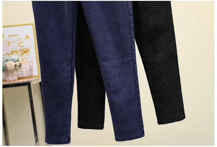 6xl good quality plus big size panty women spring winter autumn 2020 high waist elastic velvet denim pants female warm A5398
6xl good quality plus big size panty women spring winter autumn 2020 high waist elastic velvet denim pants female warm A5398