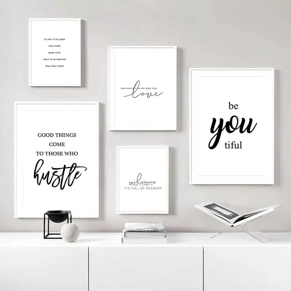 Modern Life Quotes Art Posters Nordic Canvas Painting Wall Art Letters Print Pictures Minimalist for Living Room Decor Unframed 
Modern Life Quotes Art Posters Nordic Canvas Painting Wall Art Letters Print Pictures Minimalist for Living Room Decor Unframed
