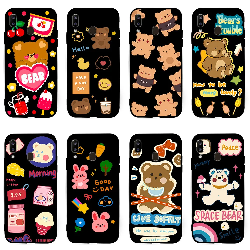 Матовый чехол для телефона Samsung Galaxy A20 A30 SM-A205F A205U A205YN A205G A205W A305F A305GT, мягкие силиконовые чехлы с печеньем и медведем
Матовый чехол для телефона Samsung Galaxy A20 A30 SM-A205F A205U A205YN A205G A205W A305F A305GT, мягкие силиконовые чехлы с печеньем и медведем
