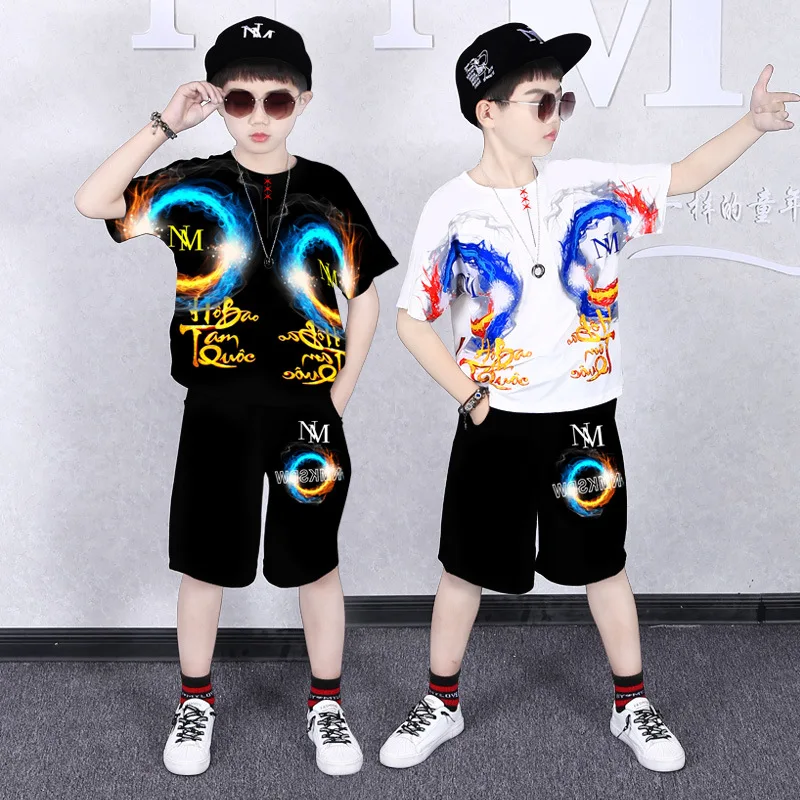 New Summer Boys Clothing Sets Children T-shirt Short Sleeve +Pants Set Two Pieces Set Kids Baby Boys Clothes 6 8 10 11 12 Years
New Summer Boys Clothing Sets Children T-shirt Short Sleeve +Pants Set Two Pieces Set Kids Baby Boys Clothes 6 8 10 11 12 Years