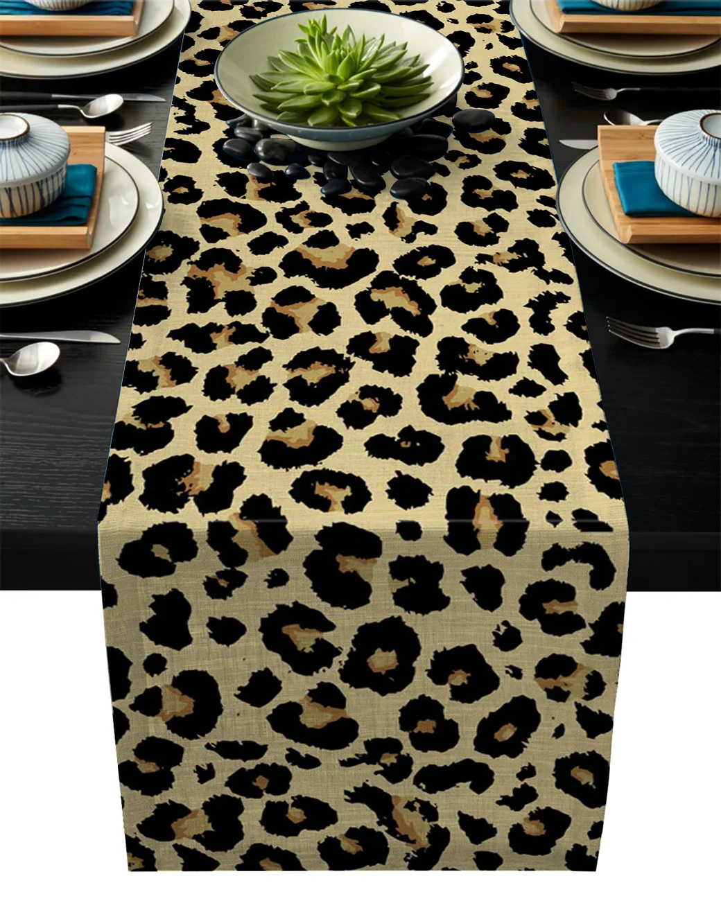 Animal Leopard Skin Retro Rustic Table Runner Home Dining Room Decor Placemat Coaster Wedding Christmas Party Table Runners
Animal Leopard Skin Retro Rustic Table Runner Home Dining Room Decor Placemat Coaster Wedding Christmas Party Table Runners