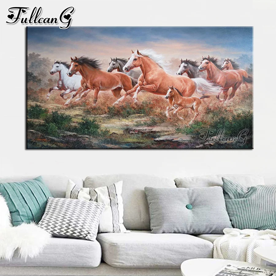 FULLCANG Many horse animals 5d diy large diamond painting full square round rhinestone embroidery kits wall decoration FG0287
FULLCANG Many horse animals 5d diy large diamond painting full square round rhinestone embroidery kits wall decoration FG0287