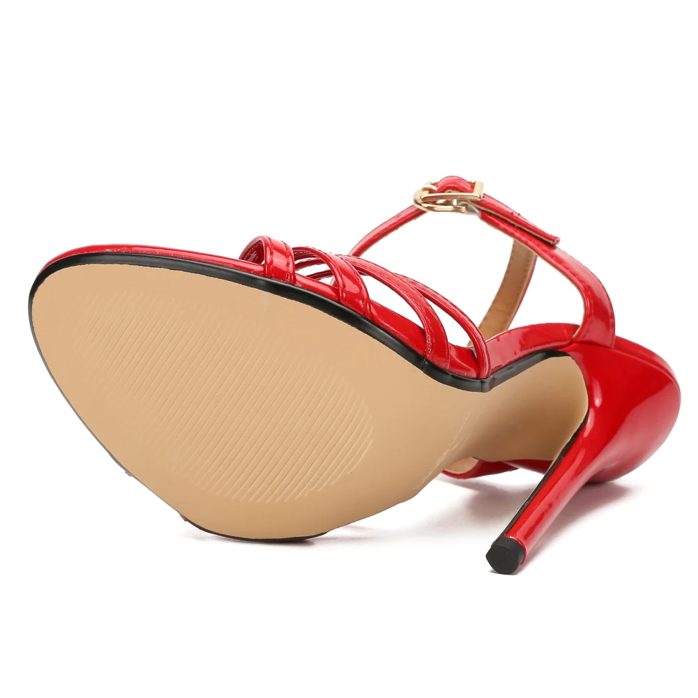 Summer Narrow Band Sandals 15cm Thin Heels Pumps Ladies Ankle Strap Fetish Shoes Woman Party Stripper Stilettos RED sandalias
Summer Narrow Band Sandals 15cm Thin Heels Pumps Ladies Ankle Strap Fetish Shoes Woman Party Stripper Stilettos RED sandalias