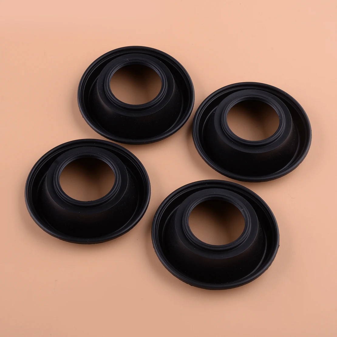 4Pcs Rubber Carburetor Diaphragm Vacuum fit for KAWASAKI ZZR600 ZX600 ZX6R ZX 600 Black
4Pcs Rubber Carburetor Diaphragm Vacuum fit for KAWASAKI ZZR600 ZX600 ZX6R ZX 600 Black