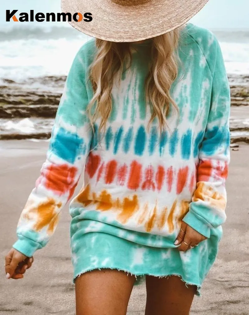 Винтажное платье KALENMOS, Женская домашняя одежда с принтом Tie Dye, повседневный спортивный костюм, одежда для сна, пижамы, одежда для отдыха, оде...
Винтажное платье KALENMOS, Женская домашняя одежда с принтом Tie Dye, повседневный спортивный костюм, одежда для сна, пижамы, одежда для отдыха, оде...
