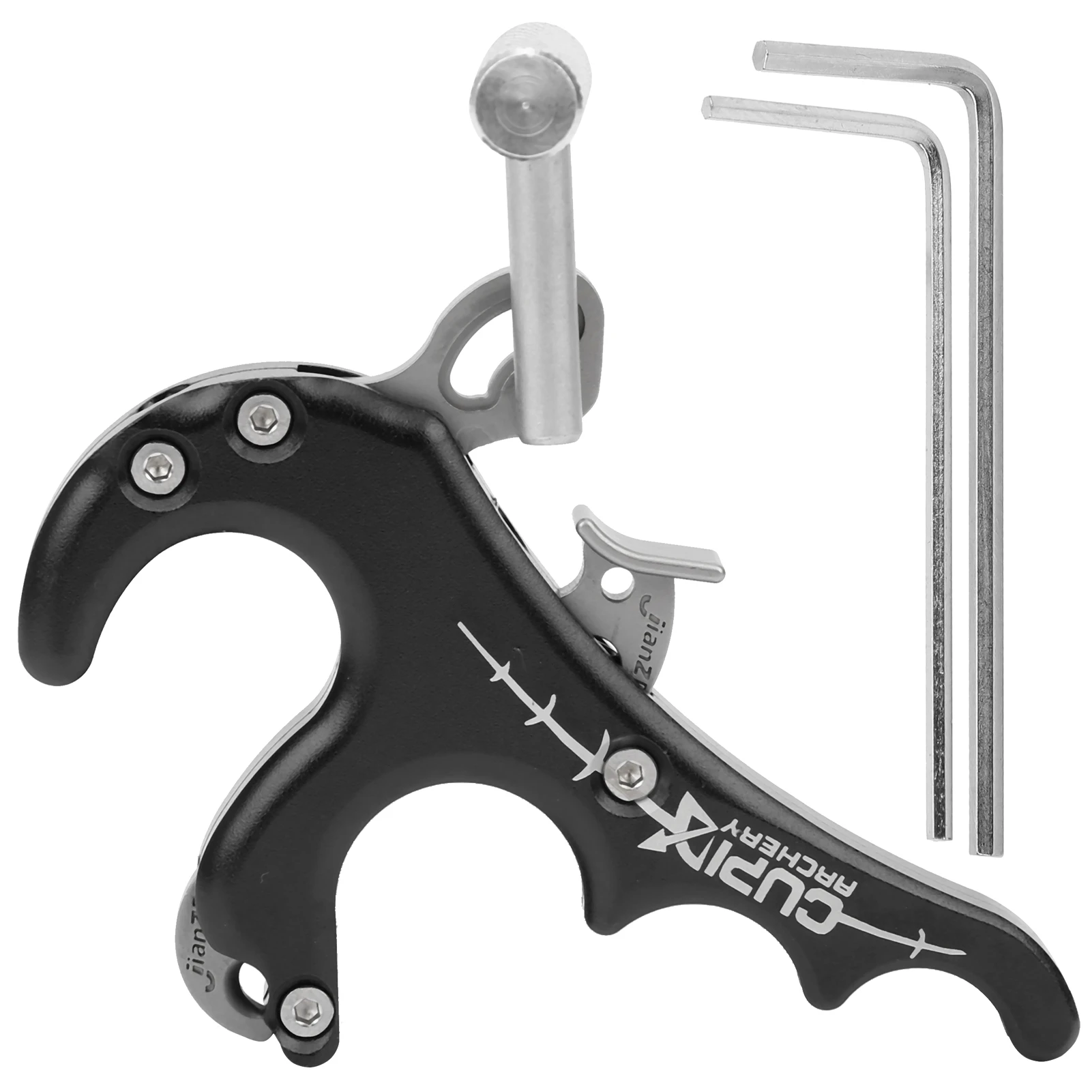 Metal Release Aids Four Fingers Grip Thumb Caliper Trigger Compound Bow Accessories
Metal Release Aids Four Fingers Grip Thumb Caliper Trigger Compound Bow Accessories