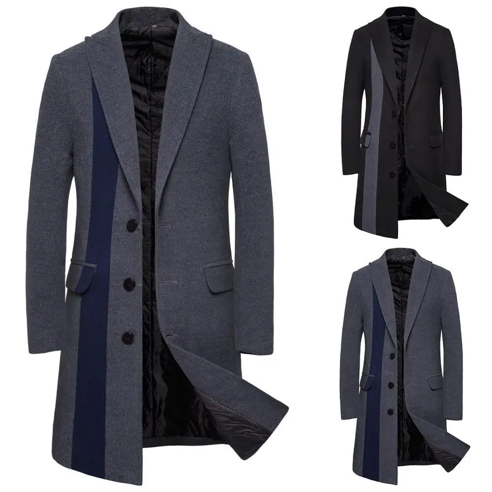 New Men's Patchwork Long Coats & Jackets Stylish Male Casual Jacket Slim Handsome Hot Sales Comfortable Men Trench Size S M -3XL
New Men's Patchwork Long Coats & Jackets Stylish Male Casual Jacket Slim Handsome Hot Sales Comfortable Men Trench Size S M -3XL