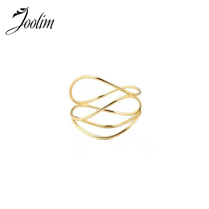 Joolim High End PVD Fashion Symple Entry Lux Kinking Rings for Women Stainless Steel Jewelry Wholesale
Joolim High End PVD Fashion Symple Entry Lux Kinking Rings for Women Stainless Steel Jewelry Wholesale