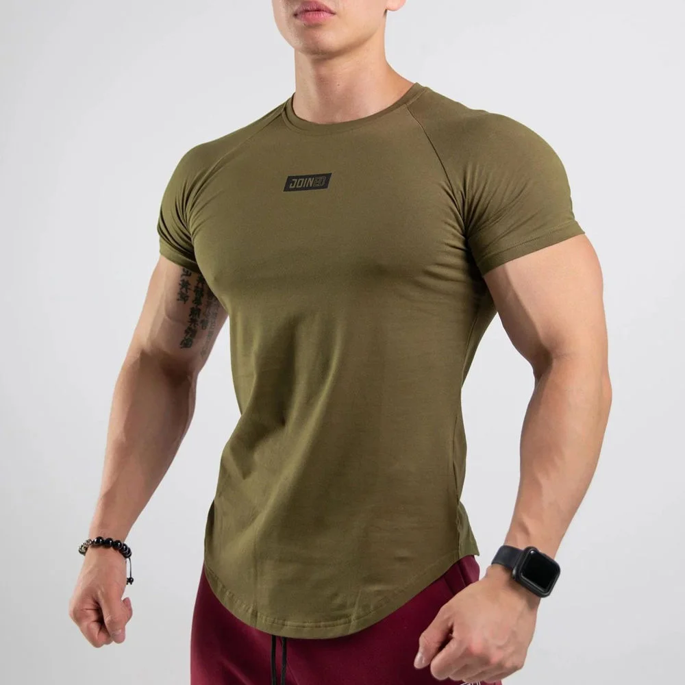 Gym T-shirt Men Fitness Bodybuilding Cotton Skinny t shirt Male Running Sport Jogging Training Tee Tops Crossfit Brand Clothing
Gym T-shirt Men Fitness Bodybuilding Cotton Skinny t shirt Male Running Sport Jogging Training Tee Tops Crossfit Brand Clothing