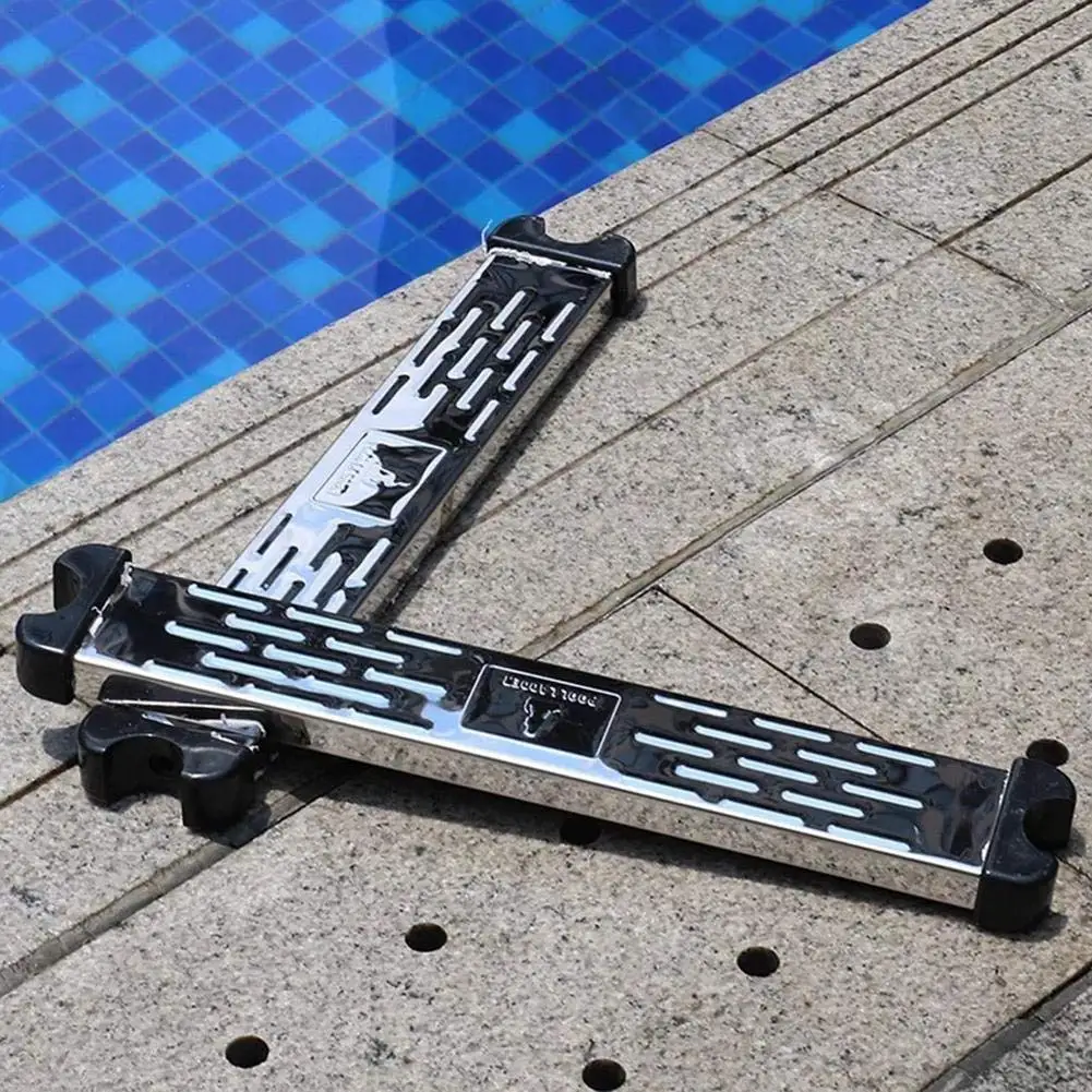 Stainless Swimming Pool Ladder Steel Non-slip Pedal Swimming Pool Accessories Escalator Pedal Pool Ladder Silvery
Stainless Swimming Pool Ladder Steel Non-slip Pedal Swimming Pool Accessories Escalator Pedal Pool Ladder Silvery