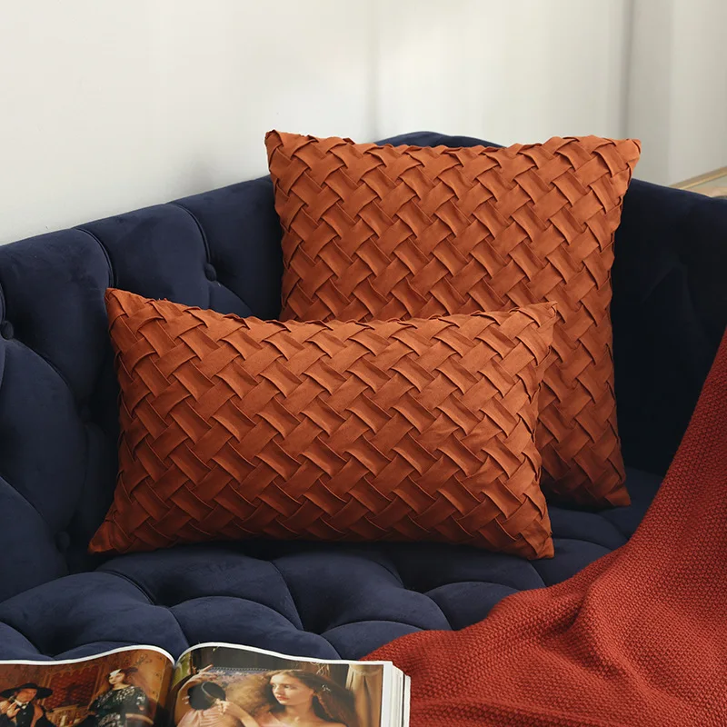 Nordic Solid Car Back Pillowcase Suede Woven Back Cushion Covers Household Sofa Decorative Lumbar Pillow Cover 30x50 Home Decor
Nordic Solid Car Back Pillowcase Suede Woven Back Cushion Covers Household Sofa Decorative Lumbar Pillow Cover 30x50 Home Decor
