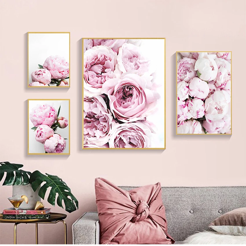 Painting Wall Art Picture for Living Room No Frame Nordic Minimalist Posters and Prints Pink Peony Flower Kids Room Decor Canvas
Painting Wall Art Picture for Living Room No Frame Nordic Minimalist Posters and Prints Pink Peony Flower Kids Room Decor Canvas
