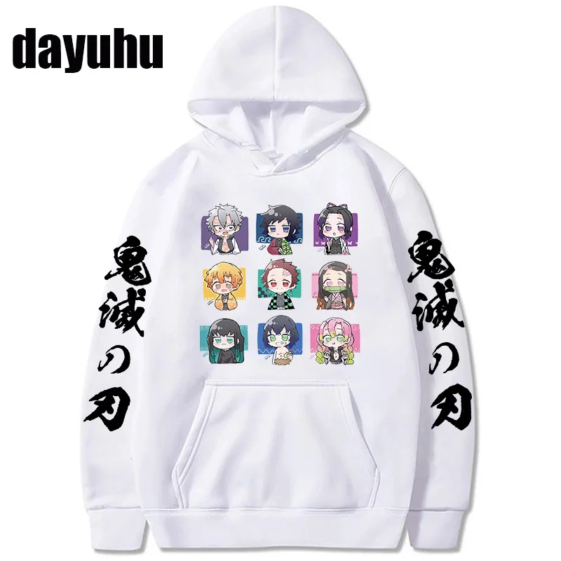 Kawaii Japanese Anime Demon Slayer Hoodies Women Harajuku Cartoon Kimetsu No Yaiba Graphic Hoody Korean Style Sweatshirts Female
Kawaii Japanese Anime Demon Slayer Hoodies Women Harajuku Cartoon Kimetsu No Yaiba Graphic Hoody Korean Style Sweatshirts Female