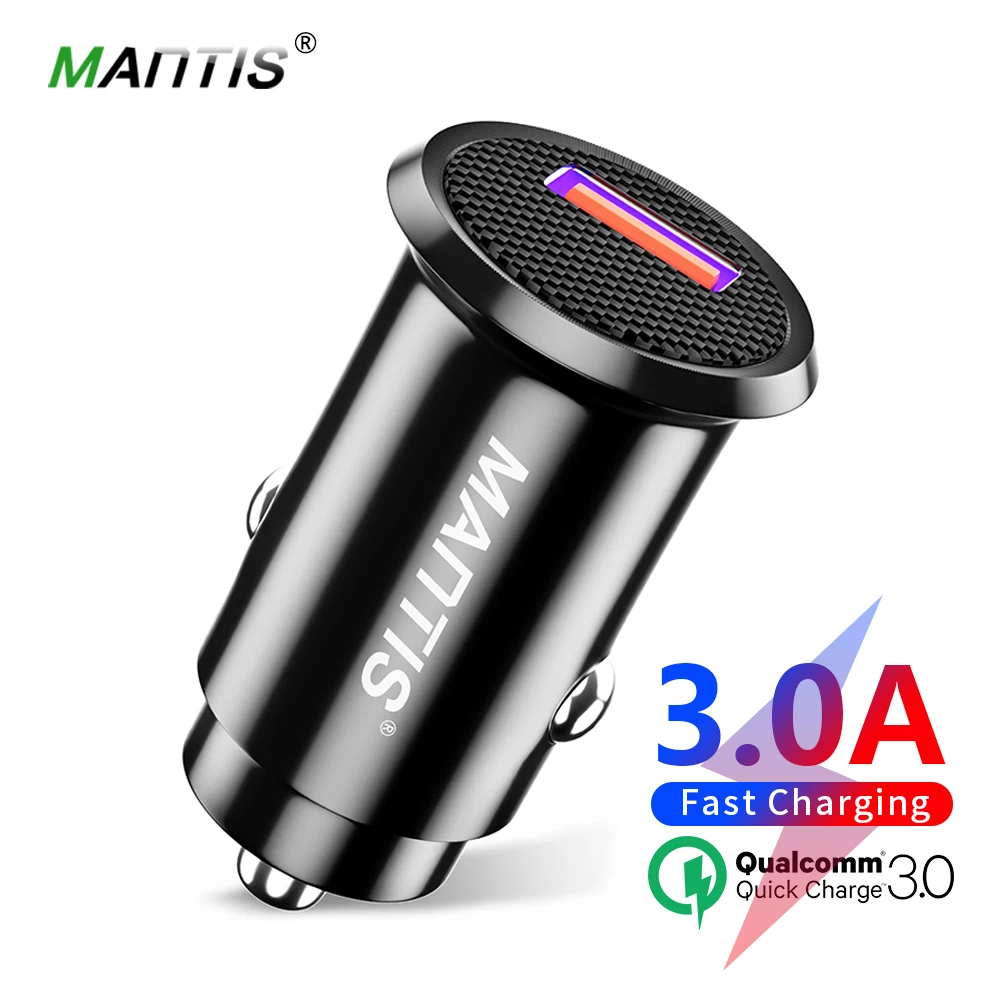 Автомобильное зарядное устройство MANTIS Mini USB быстрая зарядка 3 0 автомобильное для