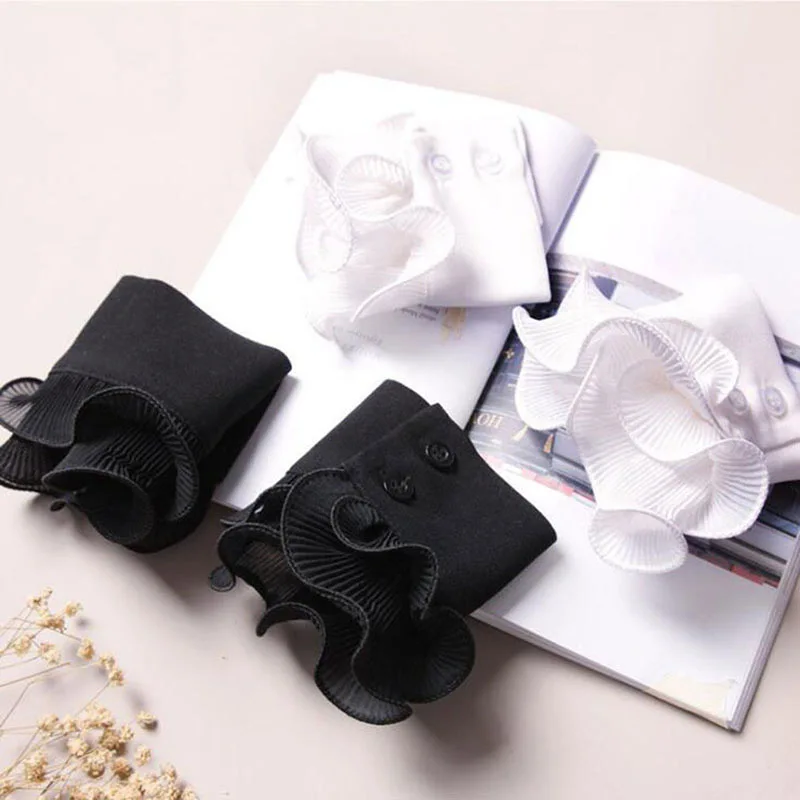 New Arrival Decorated Cuff Fake Sleeves Autumn Winter Wild Sweater Decorative Sleeves flounces Wrist Sleeves Lace pleated Wrist
New Arrival Decorated Cuff Fake Sleeves Autumn Winter Wild Sweater Decorative Sleeves flounces Wrist Sleeves Lace pleated Wrist